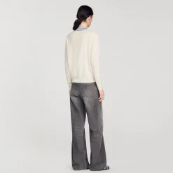 Femme SANDRO Pull En Laine Et Cachemire