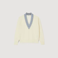 Femme SANDRO Pull En Laine Et Cachemire