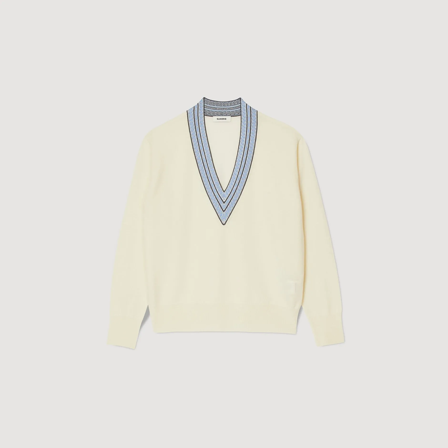 Femme SANDRO Pull En Laine Et Cachemire