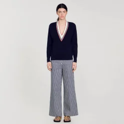 Femme SANDRO Pull En Laine Et Cachemire