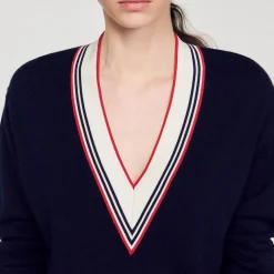 Femme SANDRO Pull En Laine Et Cachemire