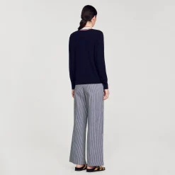 Femme SANDRO Pull En Laine Et Cachemire