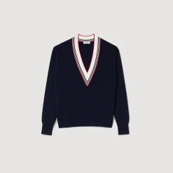 Femme SANDRO Pull En Laine Et Cachemire