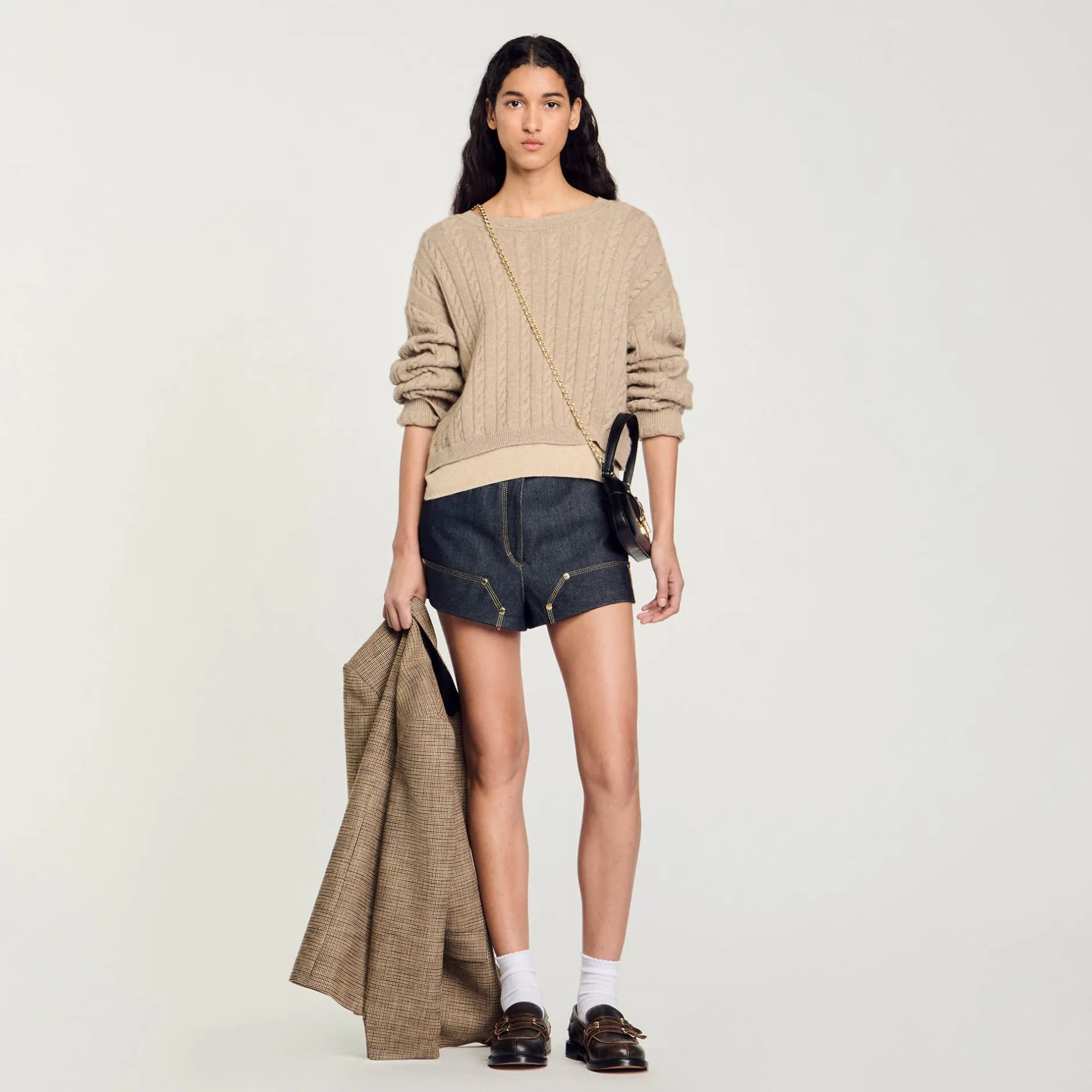 Femme SANDRO Pull En Laine Et Cachemire