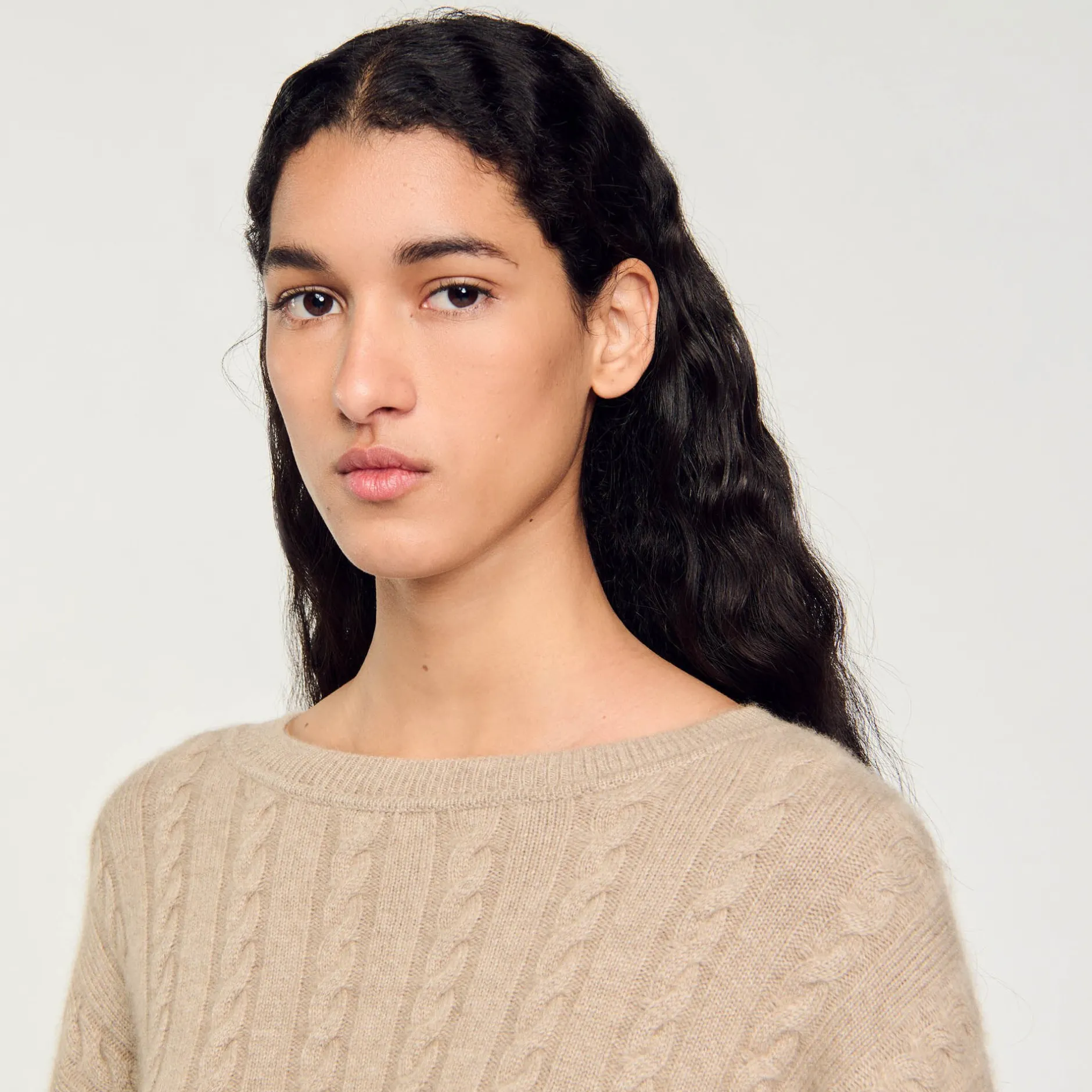 Femme SANDRO Pull En Laine Et Cachemire