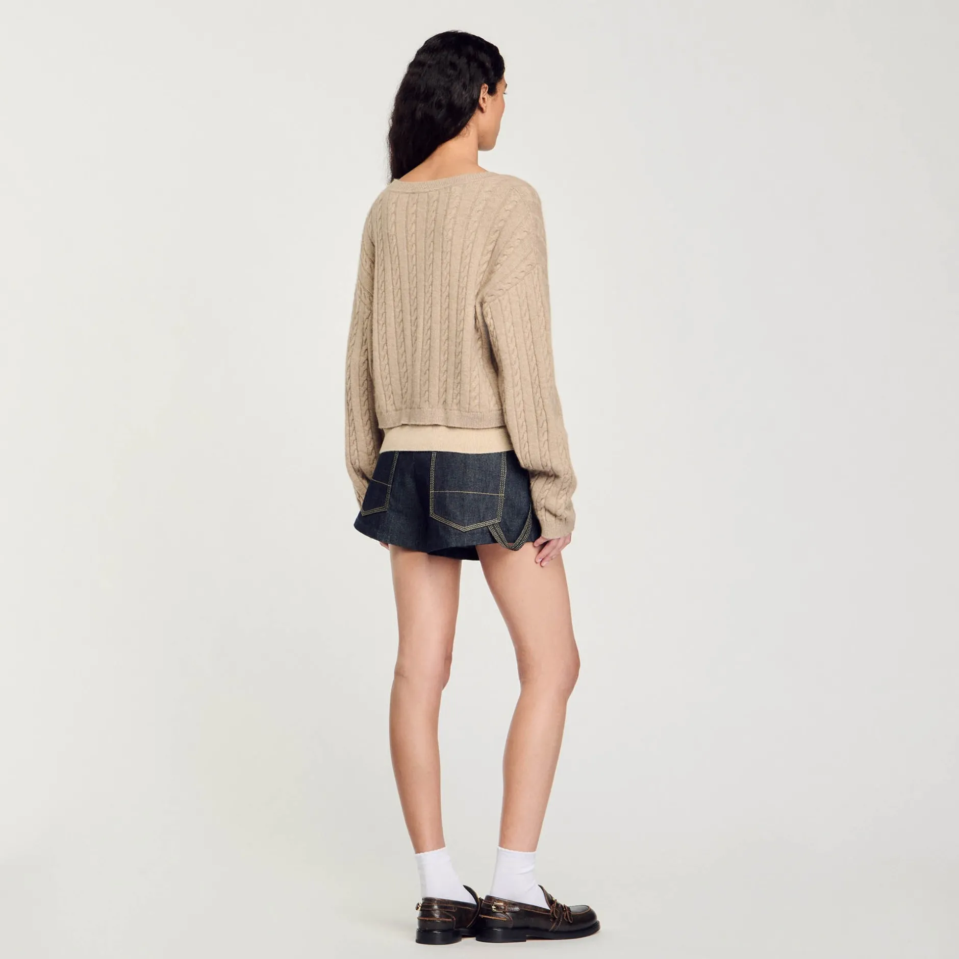 Femme SANDRO Pull En Laine Et Cachemire