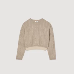 Femme SANDRO Pull En Laine Et Cachemire