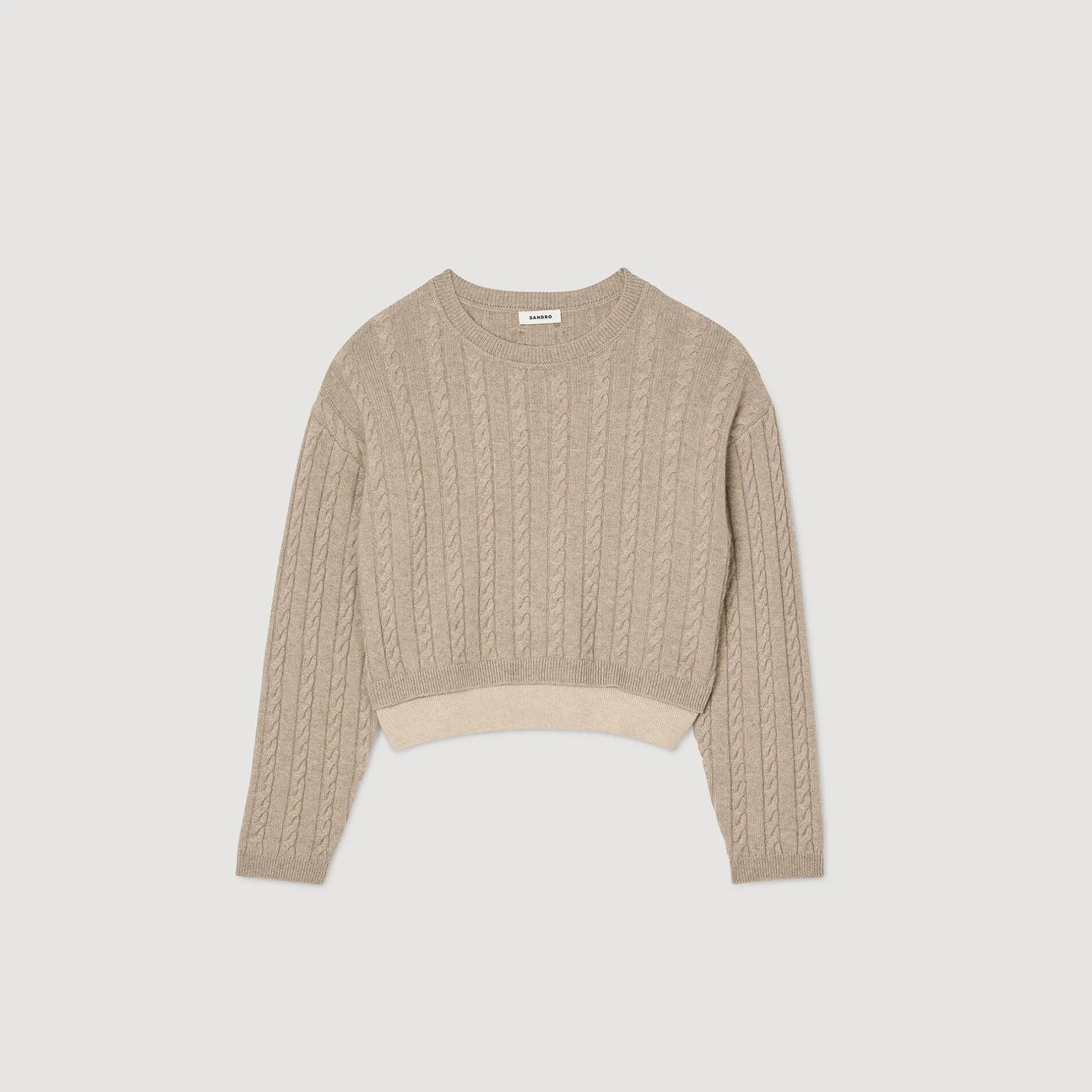 Femme SANDRO Pull En Laine Et Cachemire