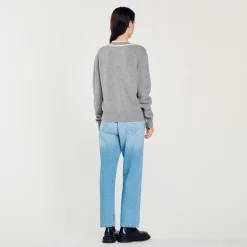 Femme SANDRO Pull En Laine Et Cachemire