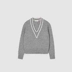 Femme SANDRO Pull En Laine Et Cachemire