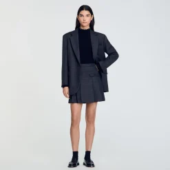 Femme SANDRO Pull En Laine Et Cachemire