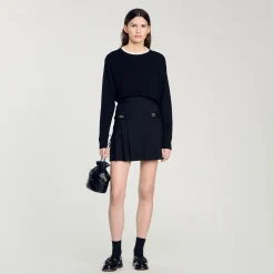Femme SANDRO Pull En Laine Mélangée