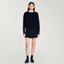 Femme SANDRO Pull En Laine Mélangée