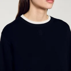 Femme SANDRO Pull En Laine Mélangée
