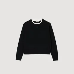 Femme SANDRO Pull En Laine Mélangée