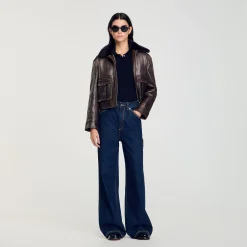 Femme SANDRO Pull En Maille à Côtes