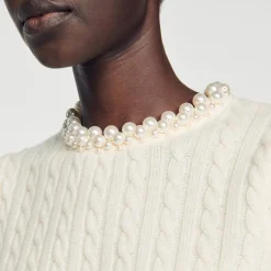 Femme SANDRO Pull En Maille Câblée