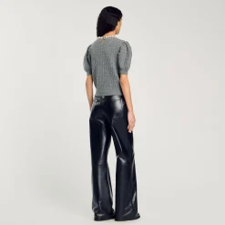 Femme SANDRO Pull En Maille Câblée