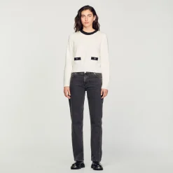 Femme SANDRO Pull En Maille Fine