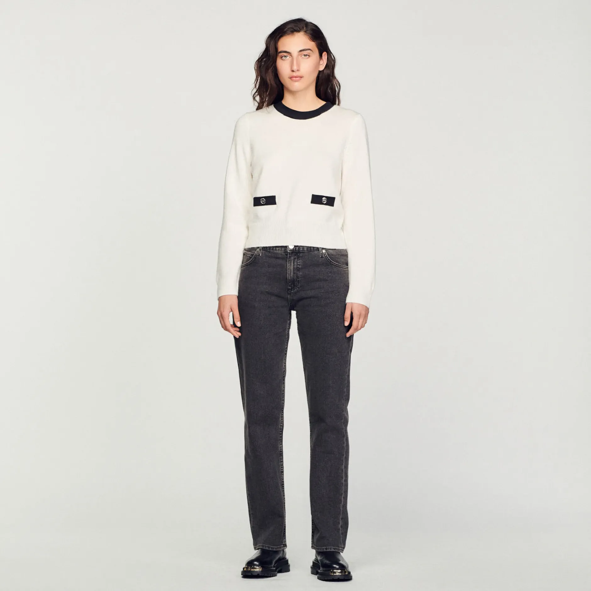 Femme SANDRO Pull En Maille Fine