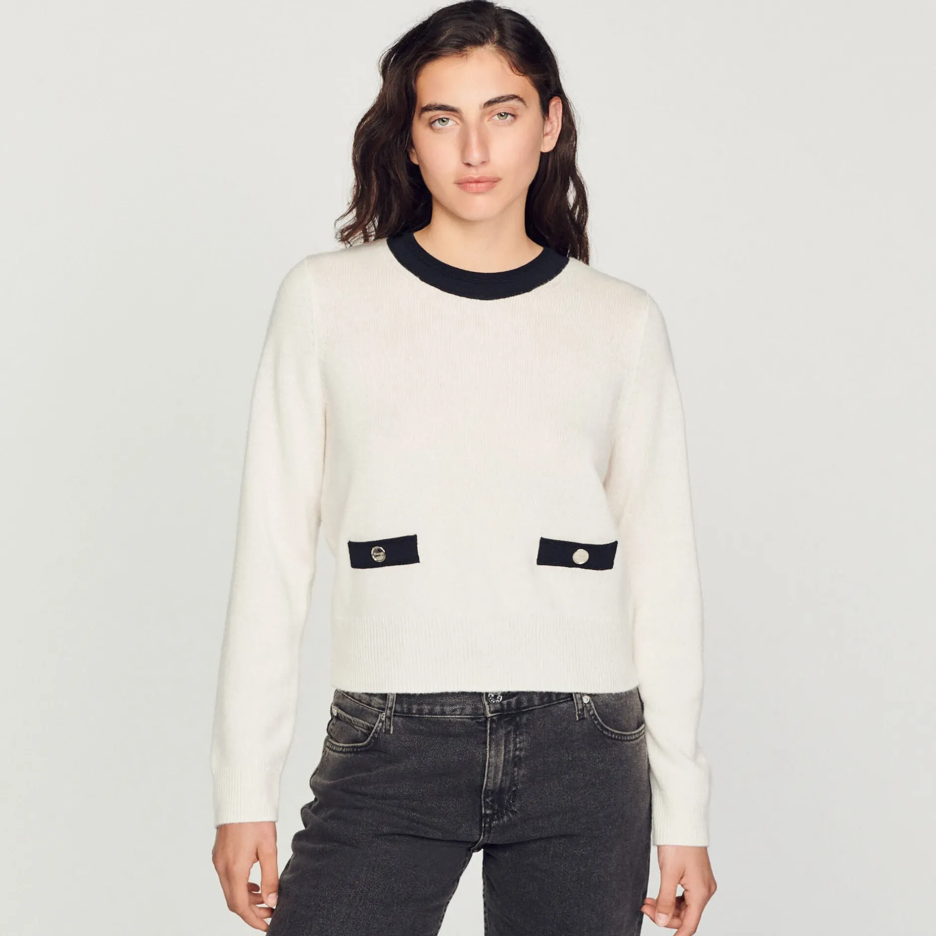Femme SANDRO Pull En Maille Fine