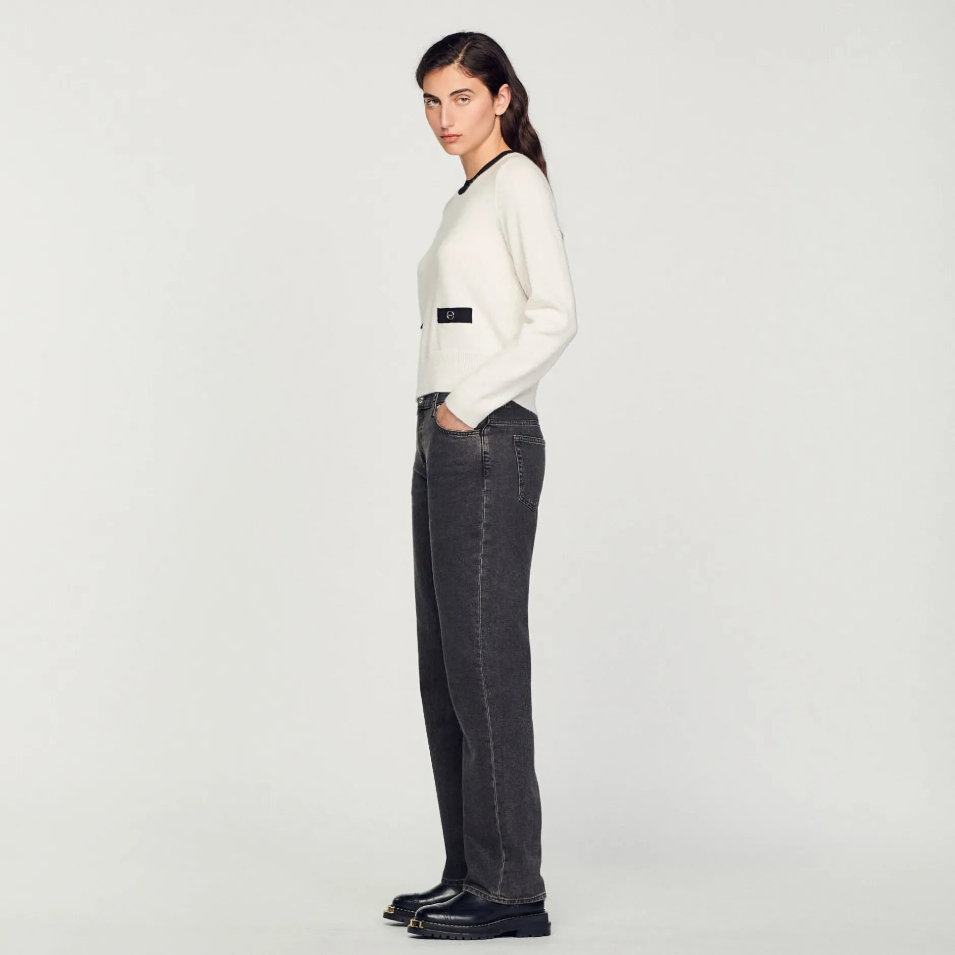Femme SANDRO Pull En Maille Fine