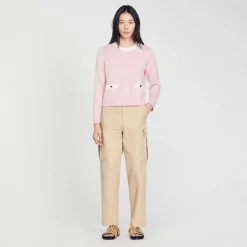 Femme SANDRO Pull En Maille Fine