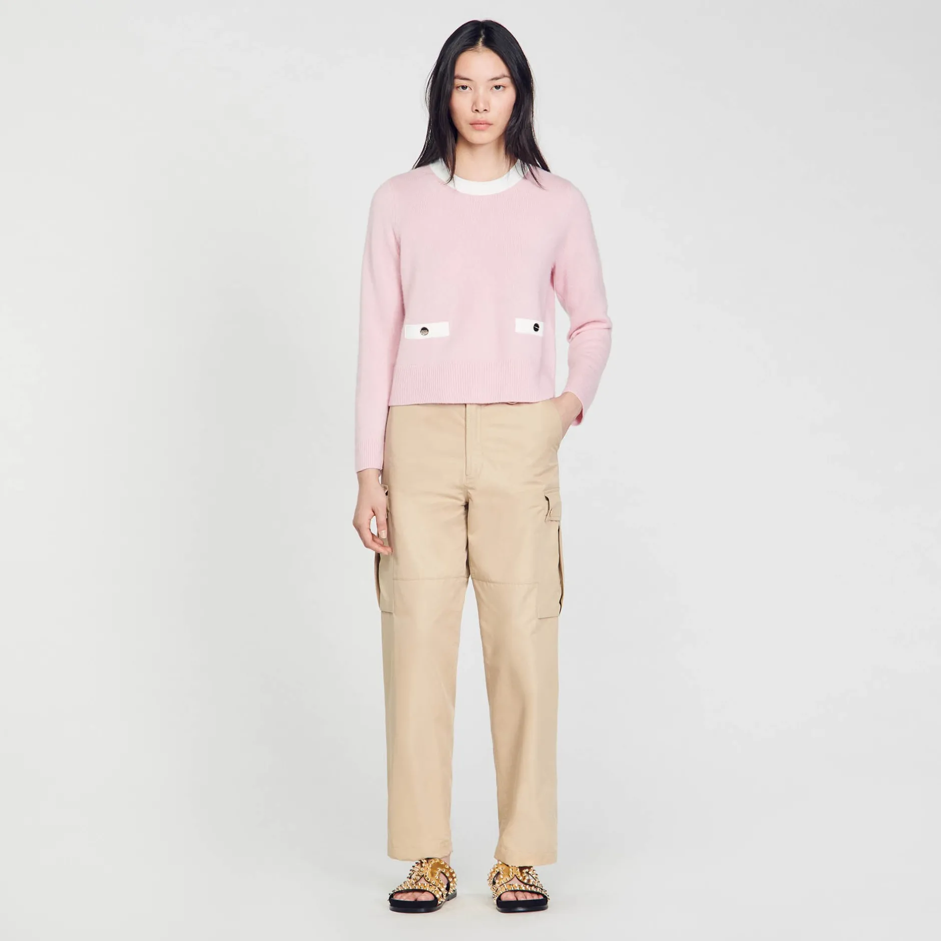 Femme SANDRO Pull En Maille Fine