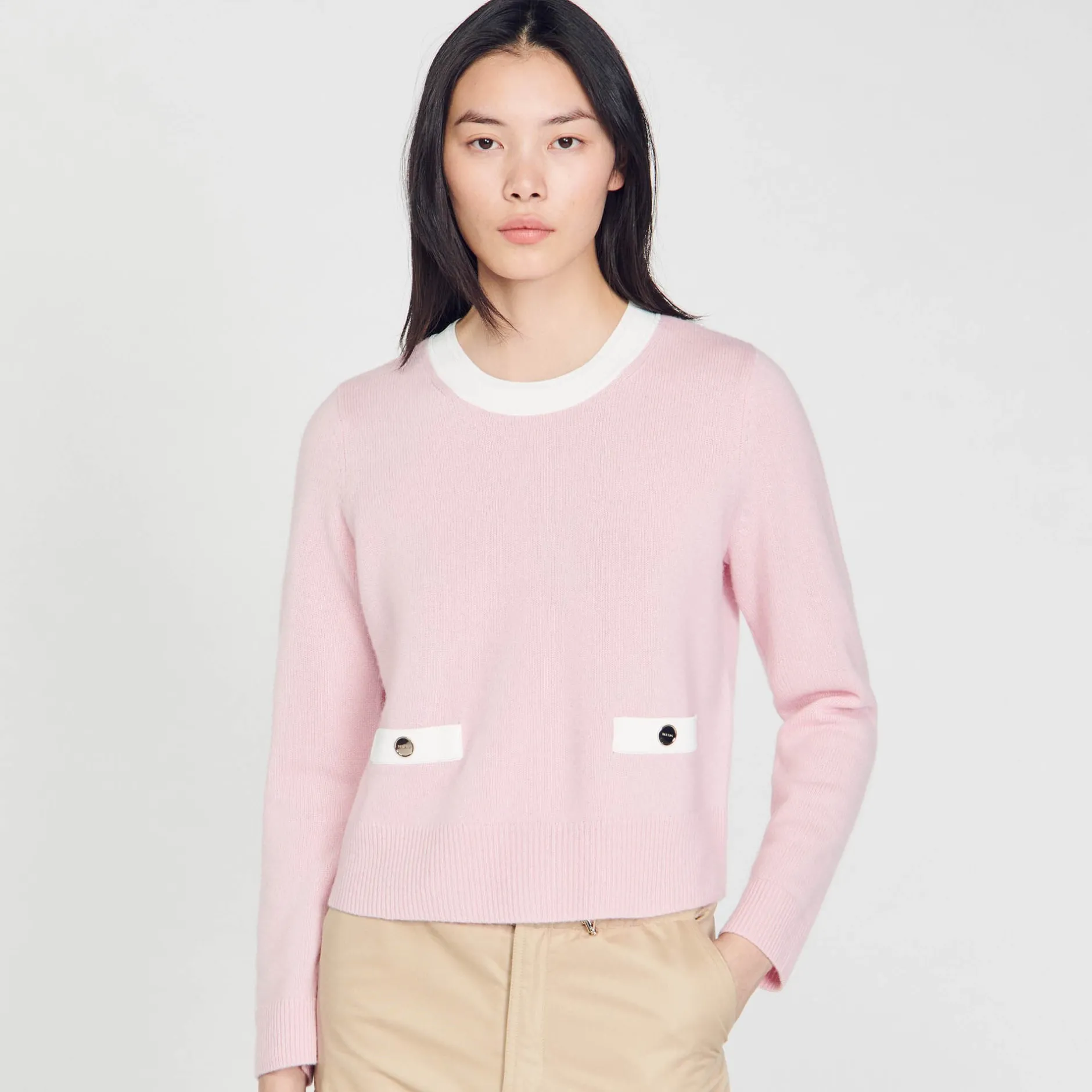 Femme SANDRO Pull En Maille Fine