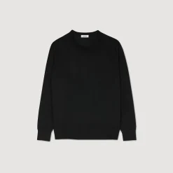 Homme SANDRO Pull En Maille Fine