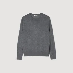 Homme SANDRO Pull En Maille Fine