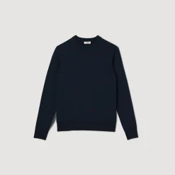 Homme SANDRO Pull En Maille Fine En Laine
