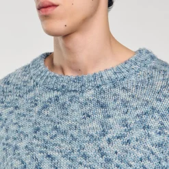 Homme SANDRO Pull En Maille Moulinée