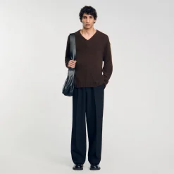 Homme SANDRO Pull En Maille épaisse