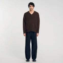 Homme SANDRO Pull En Maille épaisse