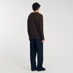 Homme SANDRO Pull En Maille épaisse