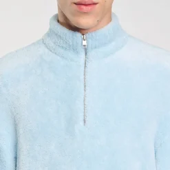Homme SANDRO Pull En Polaire Bouclée