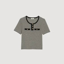 Femme SANDRO Pull Rayé