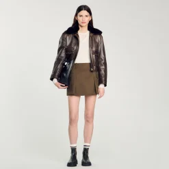 Femme SANDRO Pull Trompe L'œil En Laine