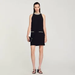 Femme SANDRO Robe à Strass