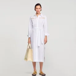 Femme SANDRO Robe Chemise Longue