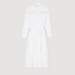 Femme SANDRO Robe Chemise Longue
