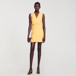 Femme SANDRO Robe Courte 2 En 1