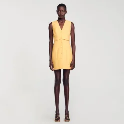 Femme SANDRO Robe Courte 2 En 1