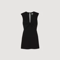 Femme SANDRO Robe Courte à Nœud