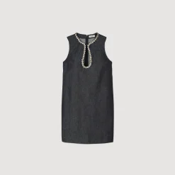 Femme SANDRO Robe Courte à Strass