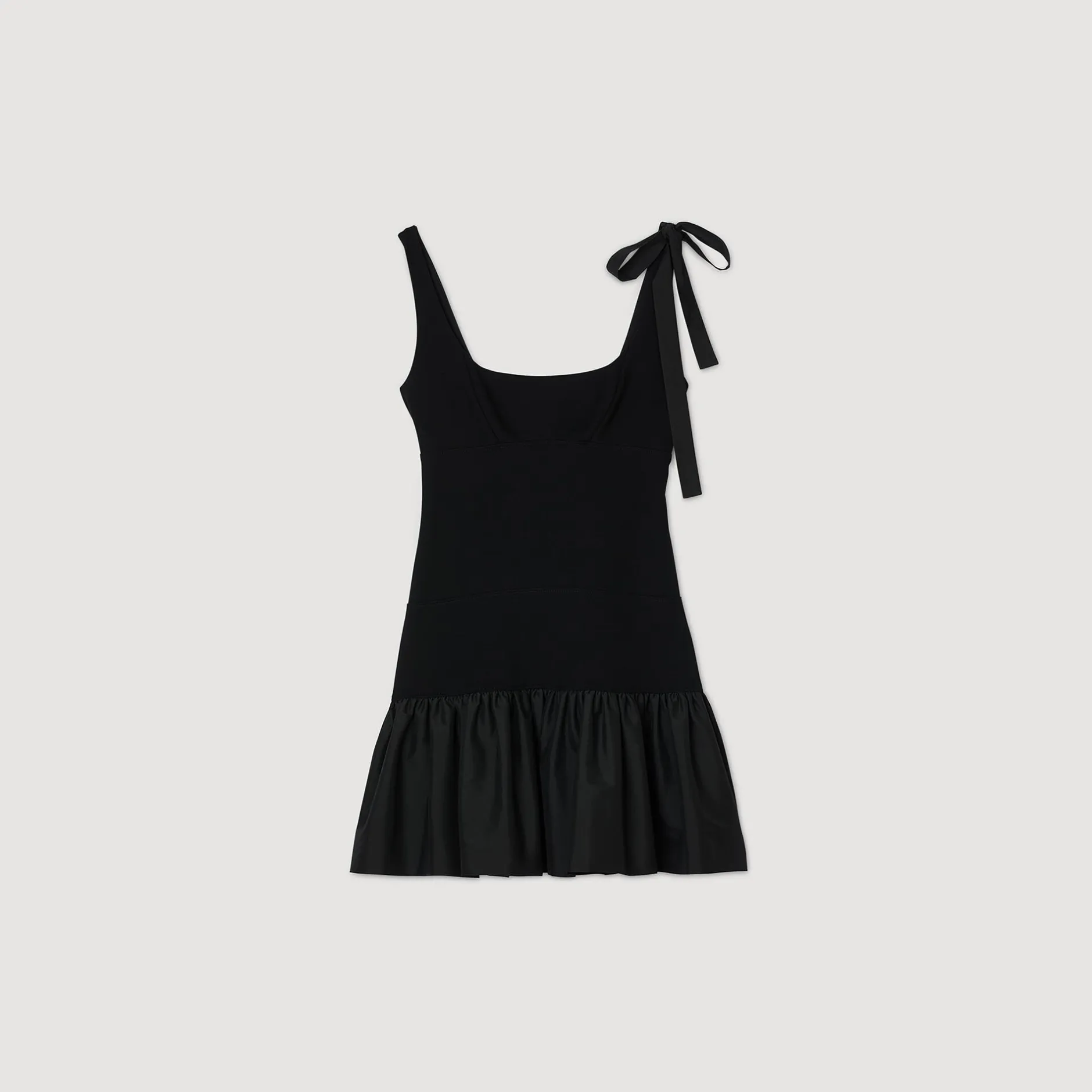 Femme SANDRO Robe Courte Bimatières