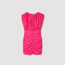 Femme SANDRO Robe Courte Drapée