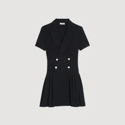 Femme SANDRO Robe Courte En Tweed
