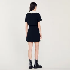 Femme SANDRO Robe Courte En Tweed